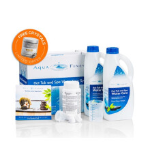 Aquafinesse with Chlorine Tablets + FREE Fragrance Hot Tub Spa Complete Kit