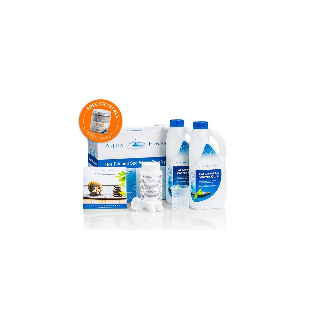 Aquafinesse with Chlorine Tablets + FREE Fragrance Hot Tub Spa Complete Kit