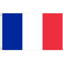 (3' x 2' - 90cm x 60cm) France National Polyester Flag
