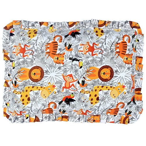 Mustard Seeds Pillow Removable Cover Cotton ( multicolor )