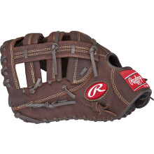 Rawlings | PLAYER PREFERRED Baseboll Första Bas Handske | Vänster Hand Kast | 12,5" - Enkel Post Dubbel Bar Web