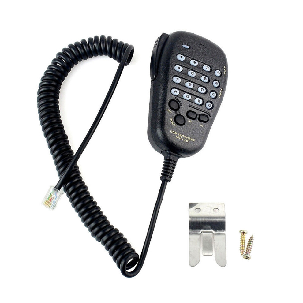 (As Shown) MH-36 Hand Mic Replacement for Yaesu MH-36B6J DTMF Mic Speaker Replacement for FT-90R FT-2600M FT-3000M FT-8000R FT-8100R