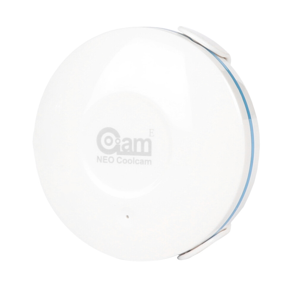 ( Ru 869Mhz5) Neo Coolcam Z-Wave Water Leak Alarm Flood Level Overflow Detector Sensor Remote Control Alert Ru 869Mhz White