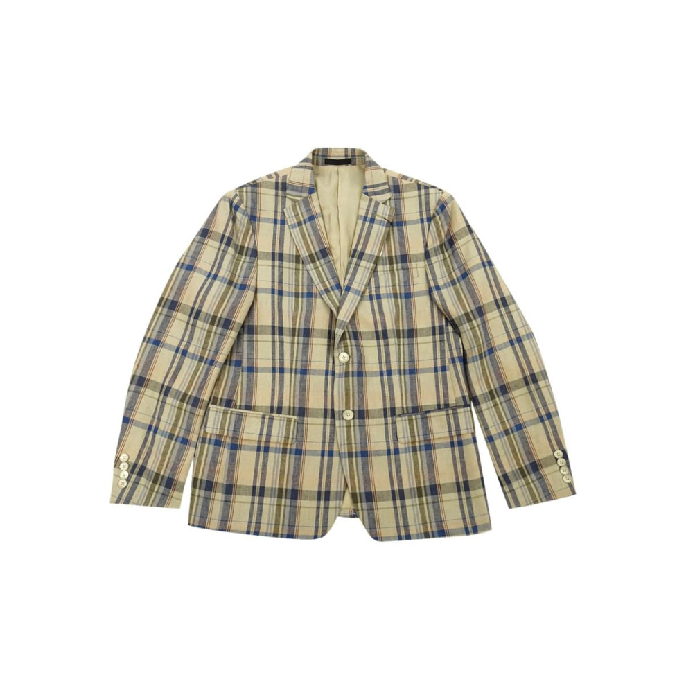 Lauren Ralph Lauren Men's Classic-Fit Ultraflex Linen Blazer (46L  Tan