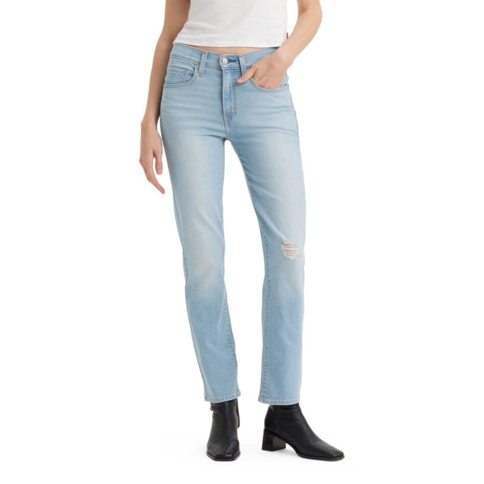Levi's Women's 724 High Rise Straight Jeans Also Available in Plus  Cut It Close