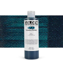Golden Fluid Acrylics - Τουρκουάζ (Φθαλικό) - 8 oz Μπουκάλι