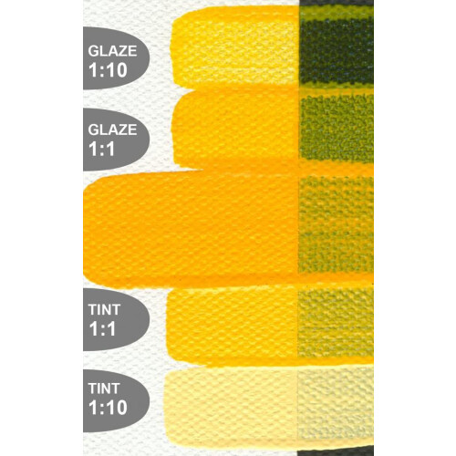 Golden Fluid Acrylic Paint 1 Οζ-Δαρυλίδης Κίτρινος 2