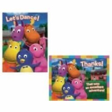 Pozv   nky a dakovn    listy pre Backyardigans