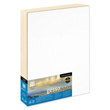 Ampersand Art Supply Gesso Painel de pintura em madeira: Museum Series Gessobord 16"""" x 20"""" 2"""" Perfil embalado