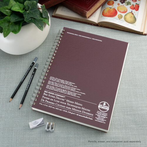 Bee Paper - 9"x 12" Υπερ Πολυτελές Μεικτό Μέσο Σχεδίου, 60 Φύλλα 2