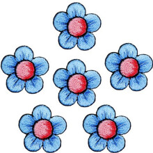 Expo BZP77514 Na ehlovacie vy van n ivky BaZooples Flower 6 kusov