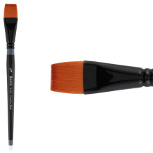 Creative Mark Beste Golden Taklon Hair Brushes - Watercolor Paint Brushes for Acrylic Watercolor Water-Soluble Oil and Any Wet Paint - Wash - 3/4""