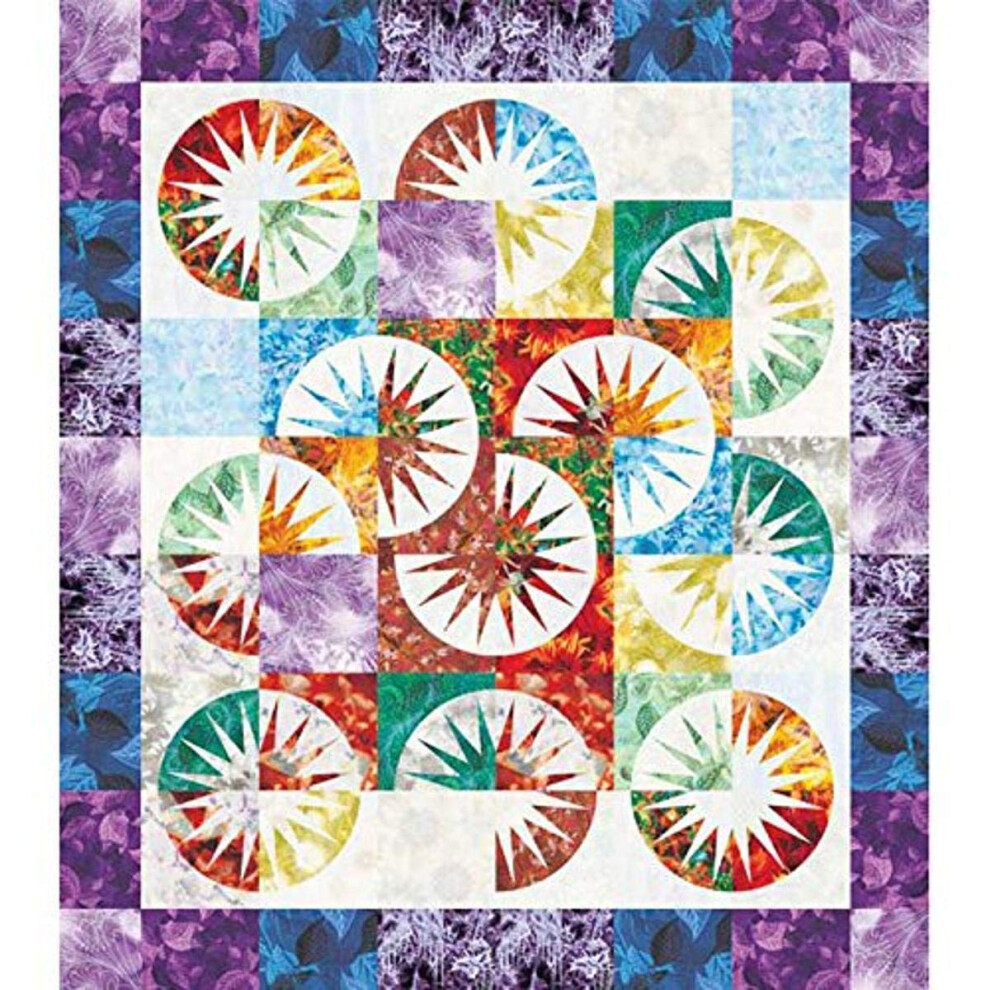 Motif ciel du désert de Quiltworx multicolore