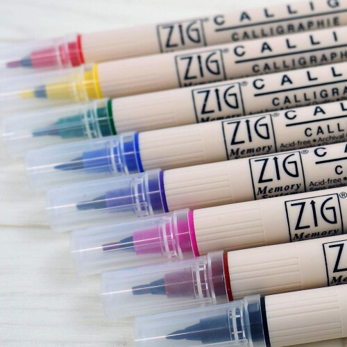Marker Kuretake 8 numar (pachet de 1) asortate 1