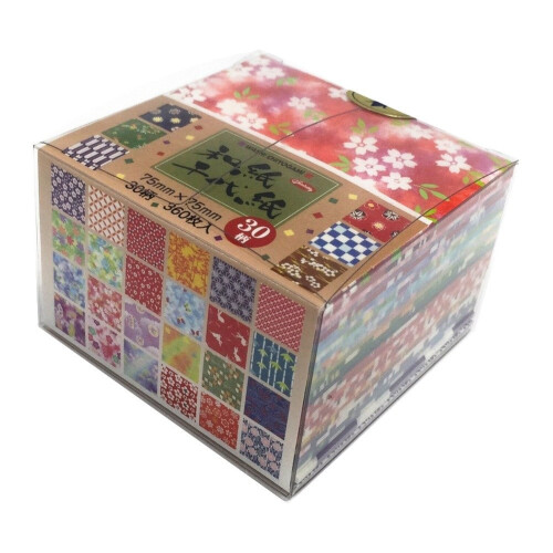 Papel de origami aitoh x 3 polegadas 360 folhas com cores atribu   das