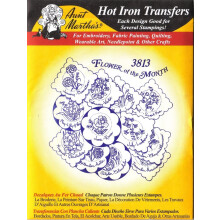 Blumen des Monats Tante Martha's Hot Iron on Stickerei Transfer