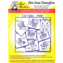 Cat Tales Tante Martha's Hot Iron Stickerei-Transfer