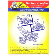 Tante Martha's Hot Iron Transfers #3534 Vgel in Hlle und Flle