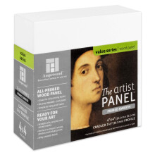Ampersand Art Supply Holz-Gesso-Malplatte für Künstler: glatt grundiert