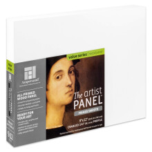 Ampers e suprimento de arte Painel de pintura de artista de gesso de madeira: Primed Smooth 9 """" x 12 """" 1-1/2 """" Perfil embalado