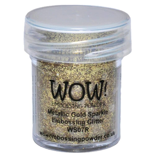 Wow Embossing Poeder 15ml Metallic Goud Sparkle
