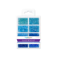 Multicraft Imports Glasperlen-Set, 45 g, Rocailles/Seed/Bugles, The Blues