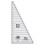 Creative Grids 9.5 """" 'Perfect Rectangle' Triangle Quilting Lineal Template CGRTMT3 1