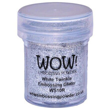 Wow Embossing Powder 15ml White Twinkle