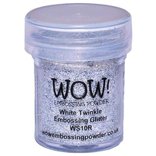 wow Wow Embossing Poeder 15ml Wit Twinkle