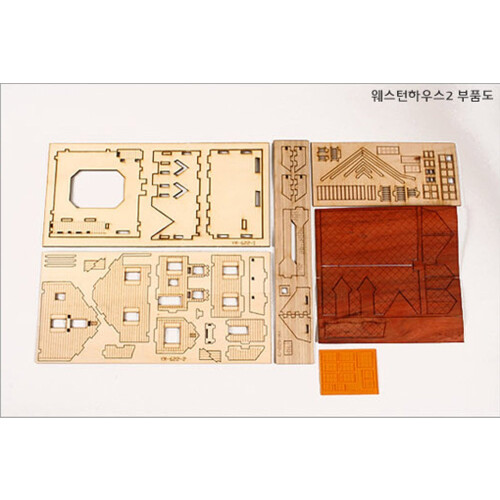 Kit de modelos de madeira de mesa 1