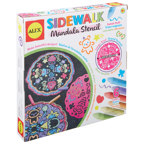 Alex Art Sidewalk Mandala Sweet Stuff Multicolor 1