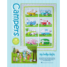 Patr   n de edred   n para campistas ABD269 de Amy Bradley Designs en azul