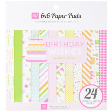 Echo Park Paper Company Födelsedagsönskningar Tjej Papper Pad
