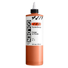 High Flow Acrylics GOLDEN, Pyrrole Orange, 16 fl. oz., Επαγγελματική Ακρυλική Χρώμα