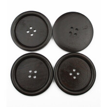 Toate ntr -unul 10 pc maro nchis cu 4 gauri butoane de lemn de cusut 50mm (2)