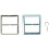 Maxant Button BK-775 Square Buckle Cover Kit 1,5"""" 1
