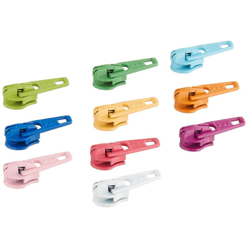 Atkinson Design YKKATK520 30 Τεμάχια Ζipper Pull σε Ζωντανά Χρώματα