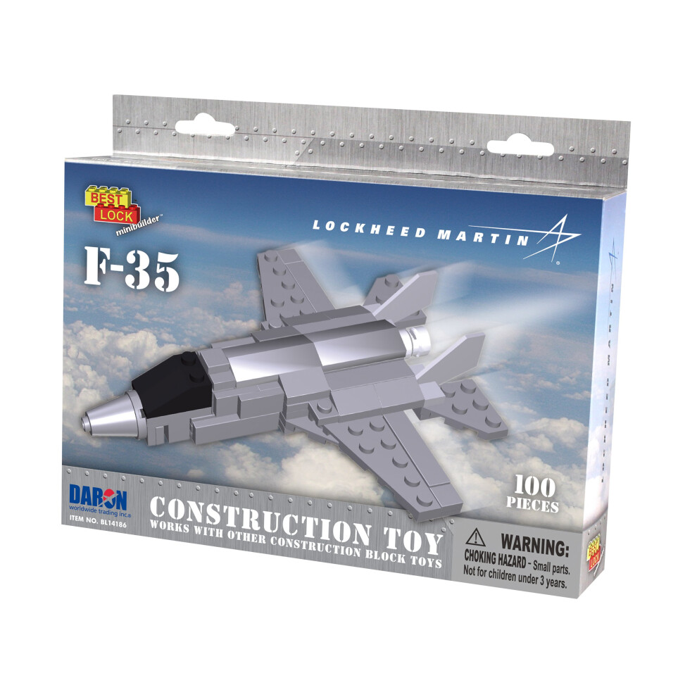 Kit De Construcci N Lockheed Martin F35 De 124 Piezas BL14189 De Daron Worldwide Trading-image