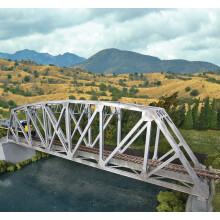 Walthers Scenemaster Arqueado Pratt Truss Railroad Bridge Kit Collectable Train