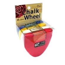Le Summit Chalk Wheel - Blue Red White Yellow Four Color Set Fabric Markers