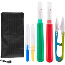 Seam Ripper and Thread Remover Kit 2 Big och 2 Small Sewing Stitch Thread Upicker och 1 Sewing Trimning Scissor Nipper Tool for Thread Ta bort (M