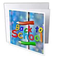 Greeting Cards - Back to School for Kids - 6 Pack - Art