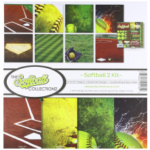 Reminisce TSOFC-201 Die Softball-Sammlung 2 Scrapbook-Kit 2