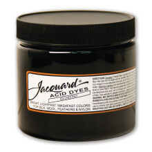 Jacquard Acid Dye - Chestnut - 8 oz netto wt - syrefarvestof til uld - silke - fjer - og nyloner - str?lende colorfast og meget koncentreret
