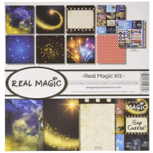 Reminisce Real Magic Scrapbook Collection Kit Mehrfarbige Palette