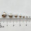 Chenkou Craft 3000PCS 7 Μεγέθη (2.5/3/4/5/6/8/10mm) 1 Κουτί Ασημένιες Στρογγυλές Flatback Μισές Πέρλες 3