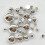 Chenkou Craft 3000PCS 7 Μεγέθη (2.5/3/4/5/6/8/10mm) 1 Κουτί Ασημένιες Στρογγυλές Flatback Μισές Πέρλες 4