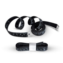 Win Tape Set of 2 Soft Tape Measce Black Color Sewing Measure Measuring Tape fr kropp och tyg (205 cm / 80 '')