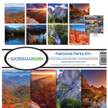 Reminisce (REMBC) Nationalparks Scrapbook-Sammelset, mehrfarbig