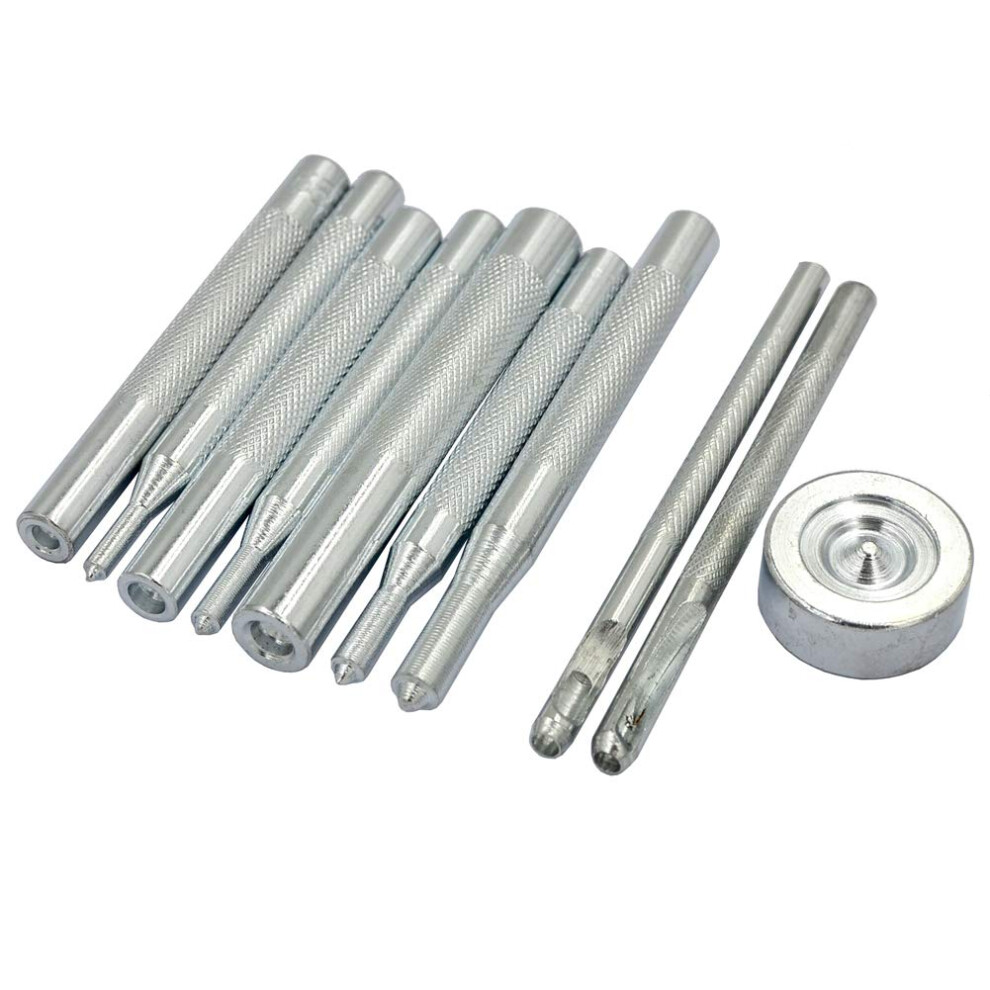 Dgol 10 Pcs Metal Snap Button Fastener Setter Metal Snaps Press Studs 711978235317